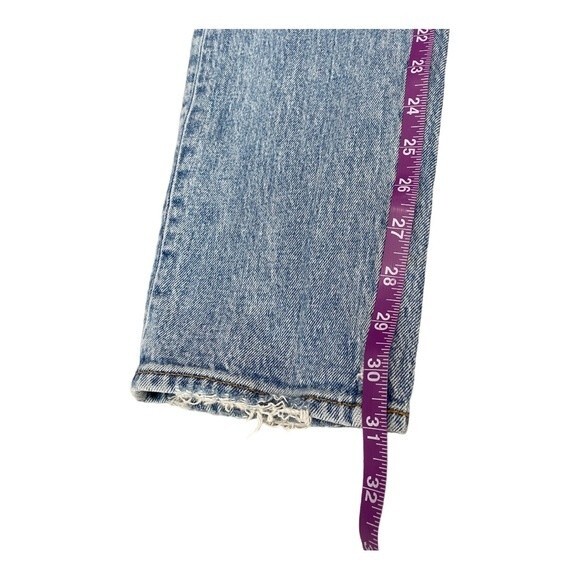 Abercrombie &‎ Fitch 30x32 A&F Vintage Stretch 90s Slim Jeans Denim Distressed - Picture 12 of 14